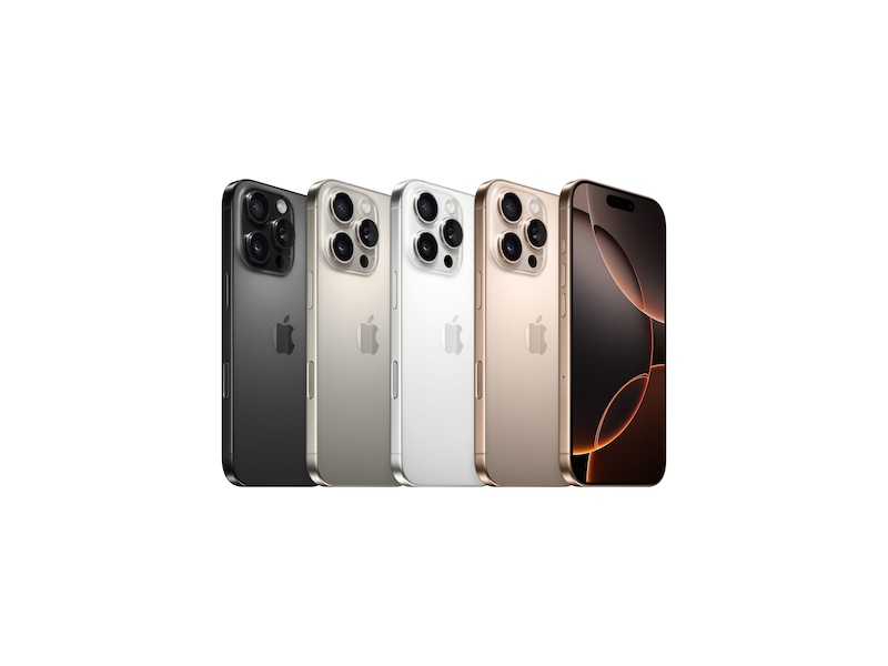 iPhone 16 Pro 128GB (svart titan) Mobiltelefoner