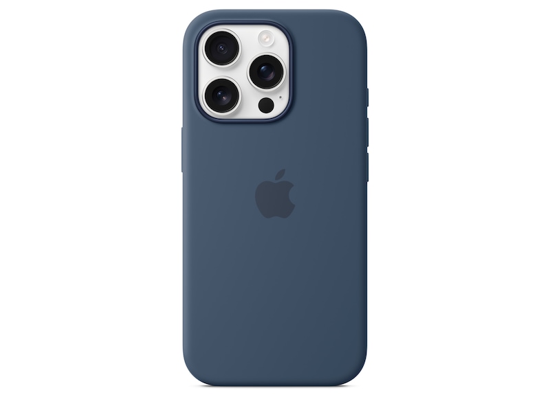 Apple iPhone 16 Pro Silikonskal (denim) Skydd