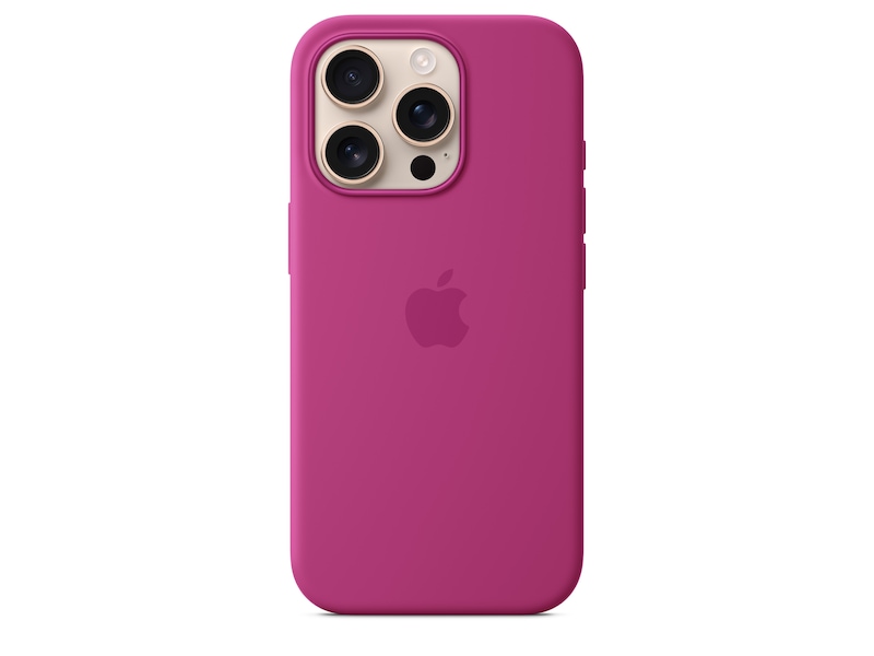 Apple iPhone 16 Pro Silikonskal (lila fuchsia) Skydd