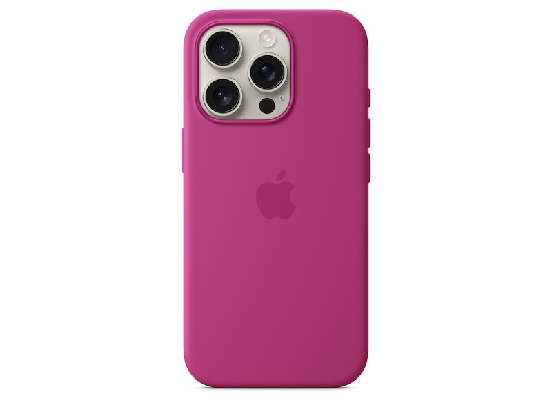 Apple iPhone 16 Pro Silikonskal (lila fuchsia) Skydd