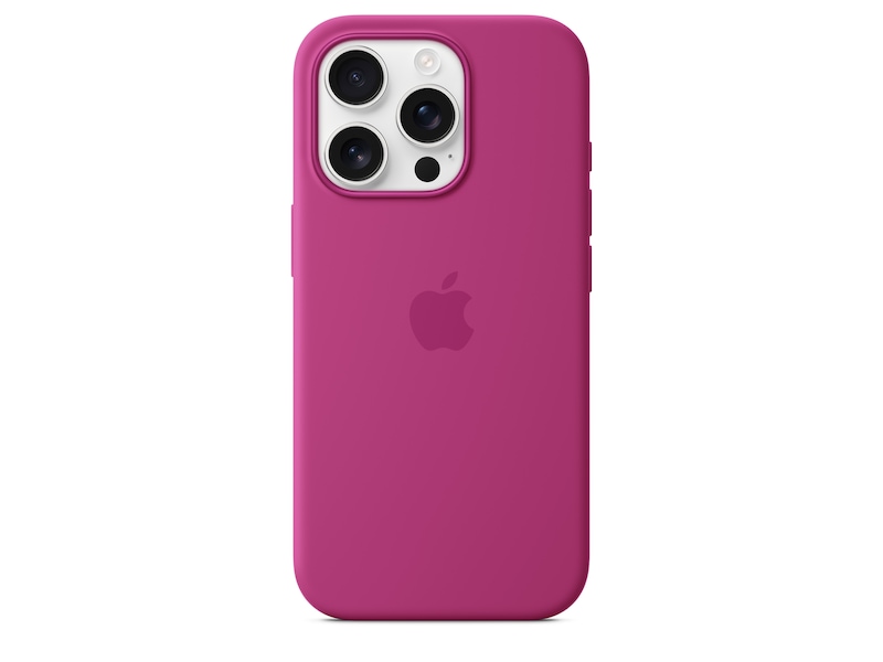 Apple iPhone 16 Pro Silikonskal (lila fuchsia) Skydd