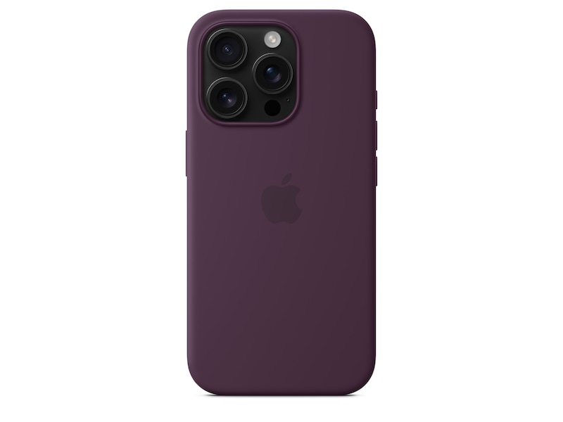 Apple iPhone 16 Pro Silikonskal (plommon) Skydd