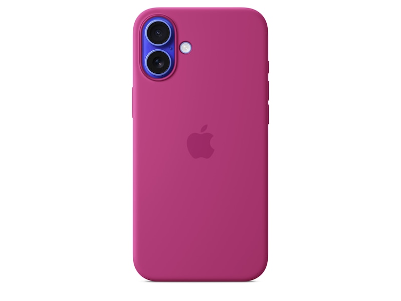 Apple iPhone 16 Plus Silikonskal (lila fuchsia) Skydd