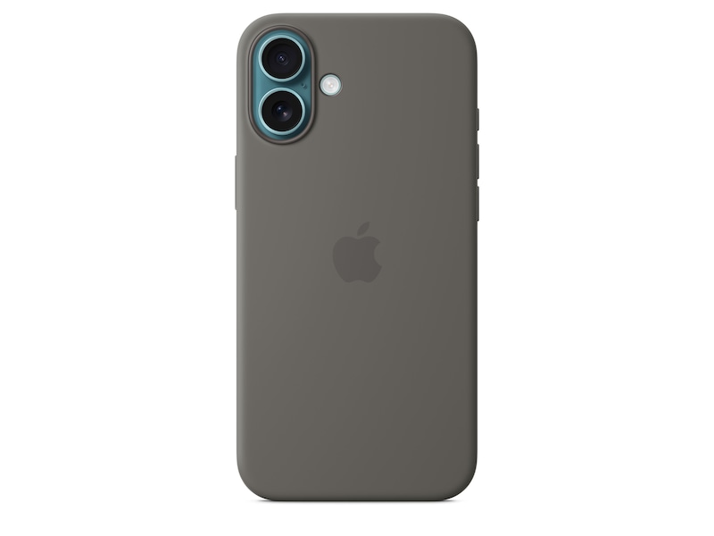 Apple iPhone 16 Plus Silikonskal (granitgrå) Skydd