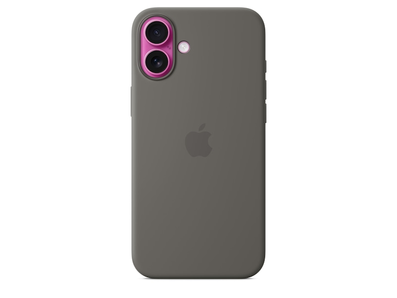 Apple iPhone 16 Plus Silikonskal (granitgrå) Skydd