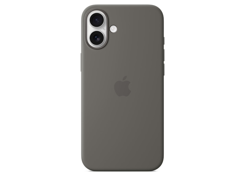 Apple iPhone 16 Plus Silikonskal (granitgrå) Skydd