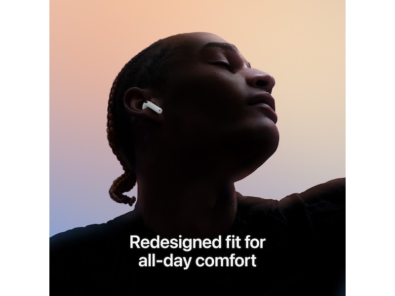 Apple AirPods 4 Aktiv brusreducering trådlösa hörlurar, In-ear (vit) In-ear