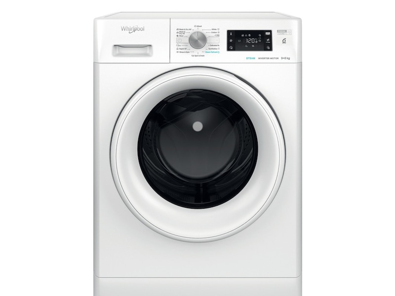 Whirlpool FFWDB 964369 WV EE tvätt-tork (vit) Tvätt/tork kombimaskin