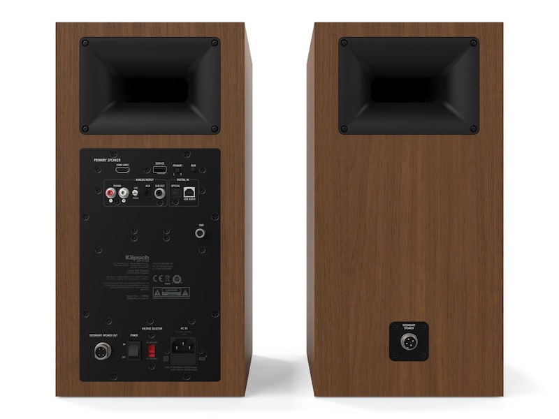 Klipsch The Seven  6,5" aktiva högtalare (walnut) Golvhögtalare