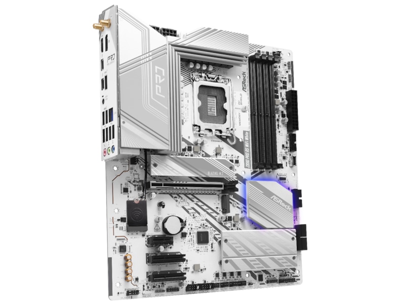 ASRock Z890 PRO RS WIFI Moderkort (vit) Intel Socket