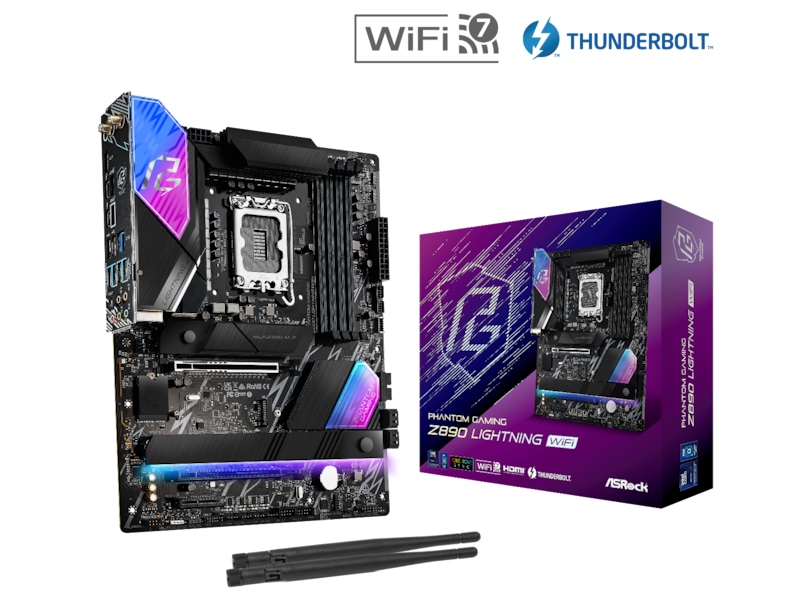 ASRock Z890 LIGHTNING WIFI Moderkort Intel Socket