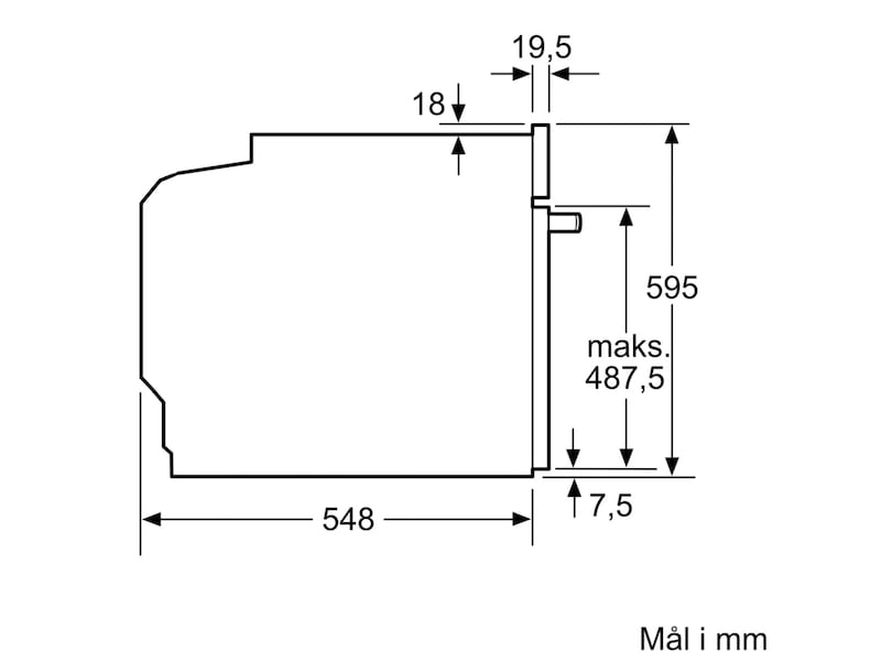 Siemens HB673GCS2S inbyggnadsugn Ugnar