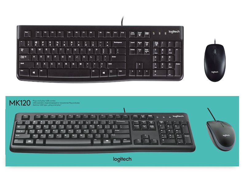 Logitech MK120 Combo Mus/tangentbord kombinationpaket