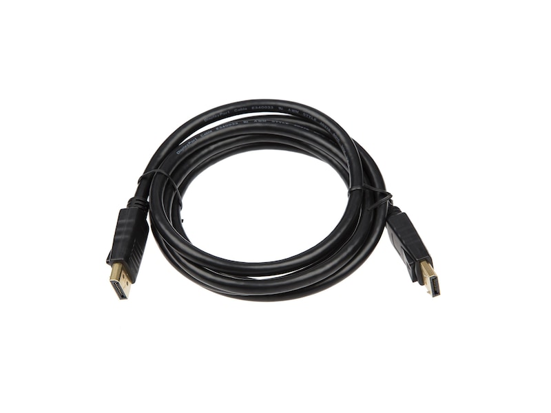 Displayport kabel 1m (svart) Skärmkablar