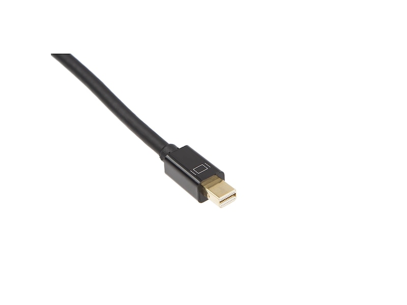 MiniDP till Displayport kabel 2m (svart) Skärmkablar