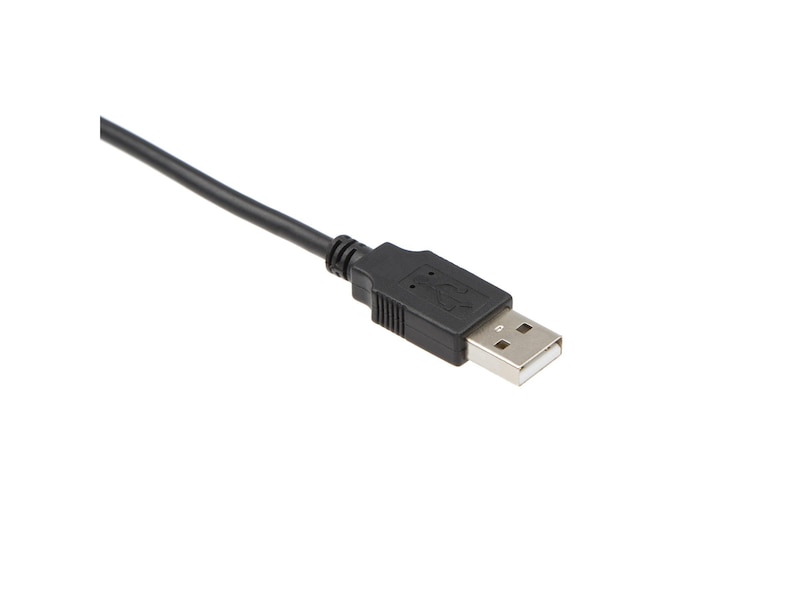 USB-A till USB-B kabel 2m (svart) USBkablar