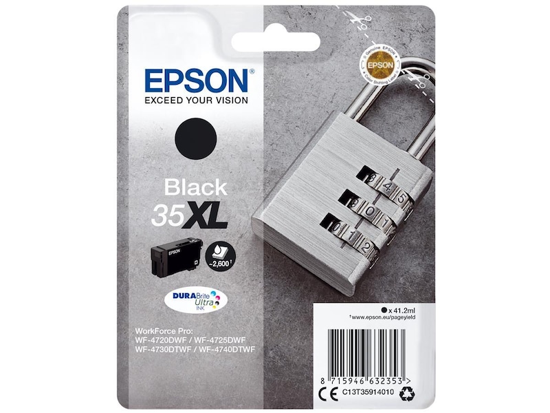 Epson Bläck 35XL Svart Bläckpatron