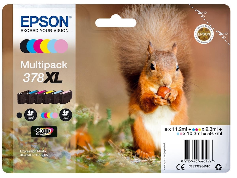 Epson Bläck 378XL Multipack Bläckpatron