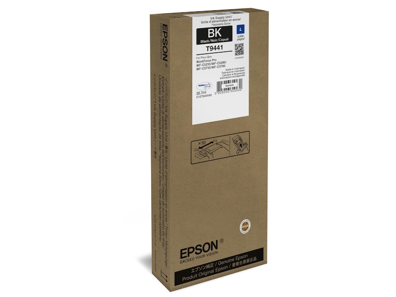 Epson Bläck T9441 L Svart Bläckpatron