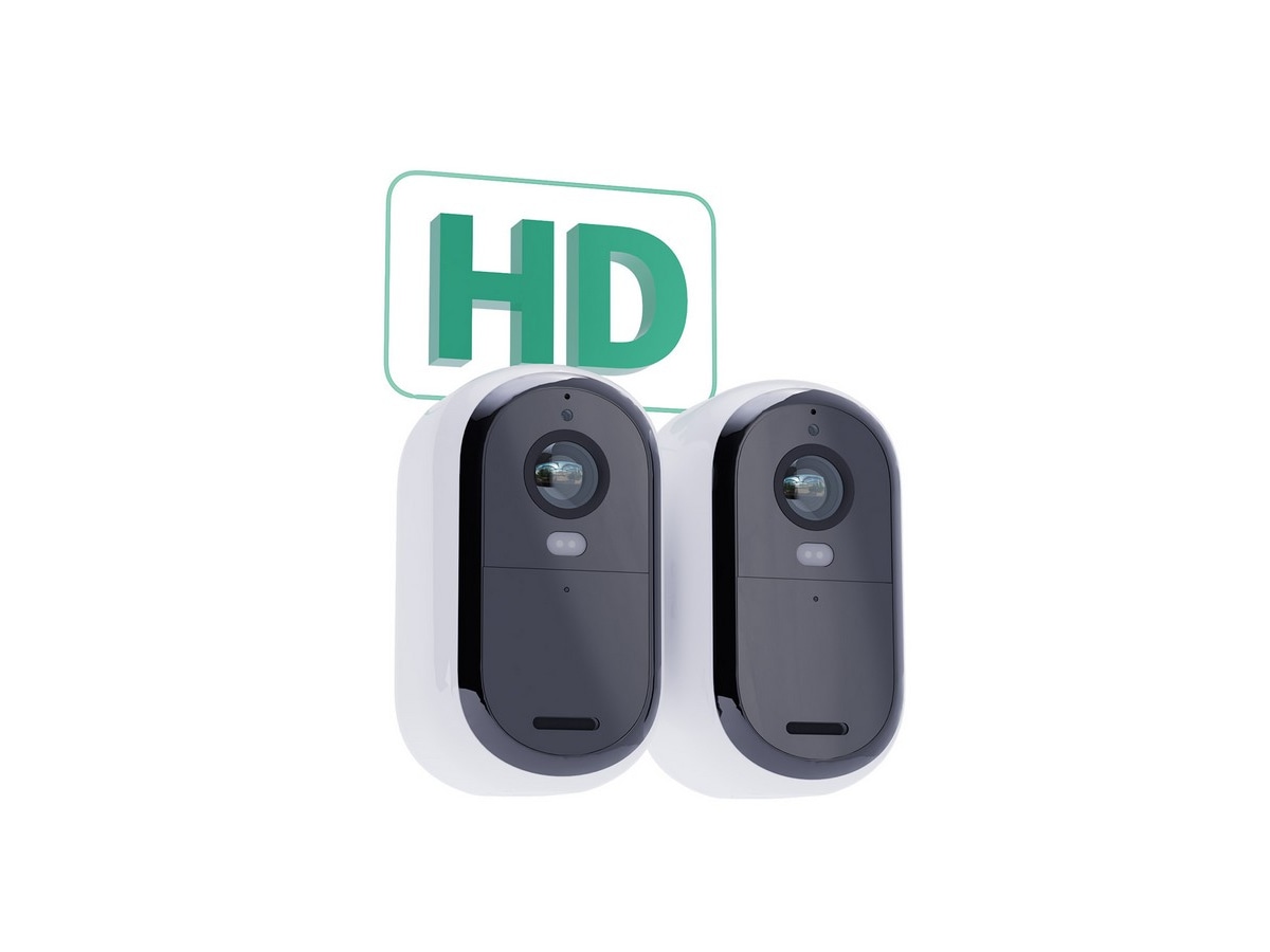 Arlo Essential 2 FHD Outdoor Säkerhetskamera (vit) 2pk Övervakningskamera