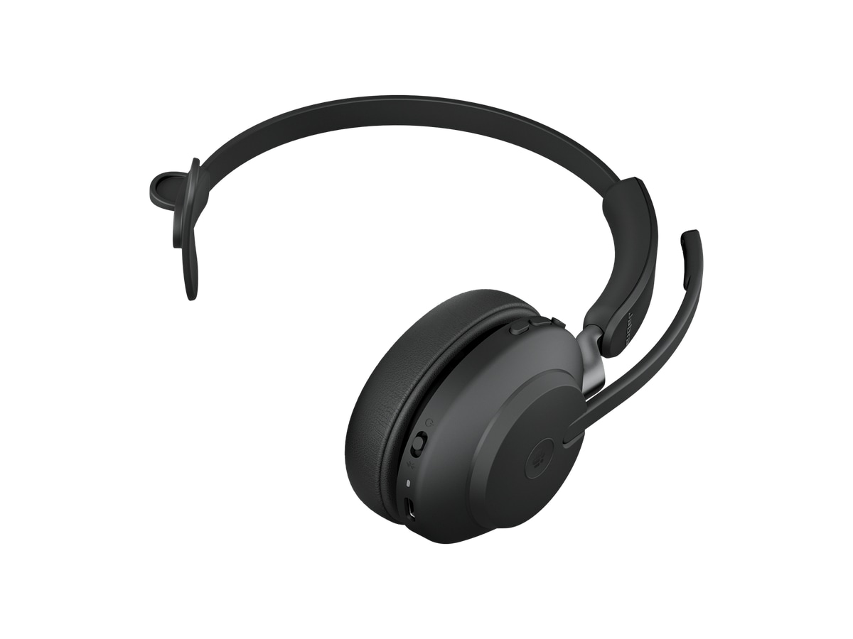 Jabra Evolve2 65, Link380a MS Mono Black Headset trådlöst