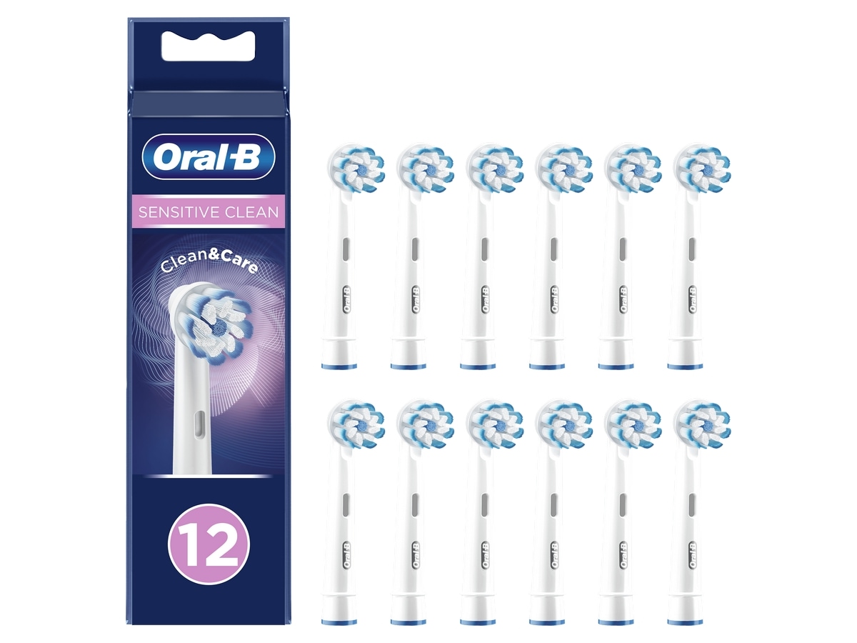 Oral-B Sensitive Clean Borsthuvuden 12-pack Tandvård