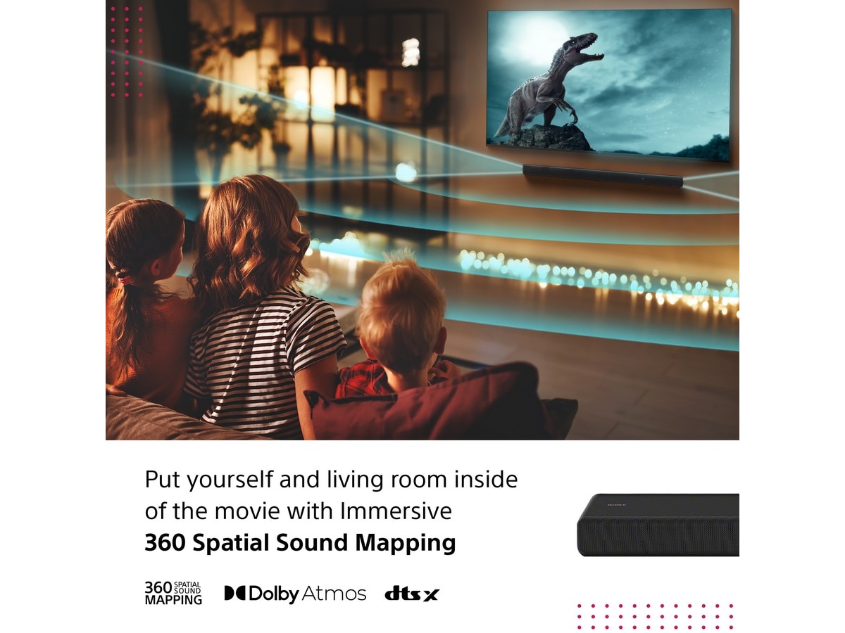 Sony HT-A3000 Dolby Atmos® Soundbar (svart) Soundbars