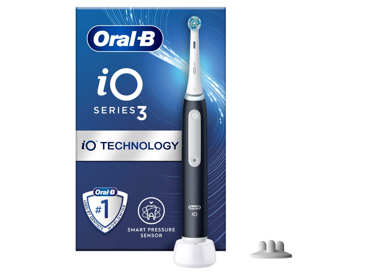 Oral-B iO 3 Elektrisk tandborste (svart) Eltandborste