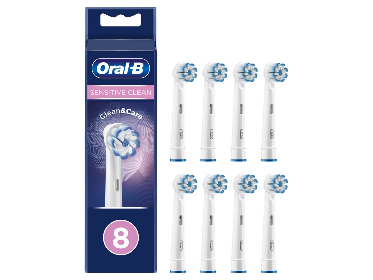 Oral-B Sensitive Clean Borsthuvuden 8-pack Tandvård