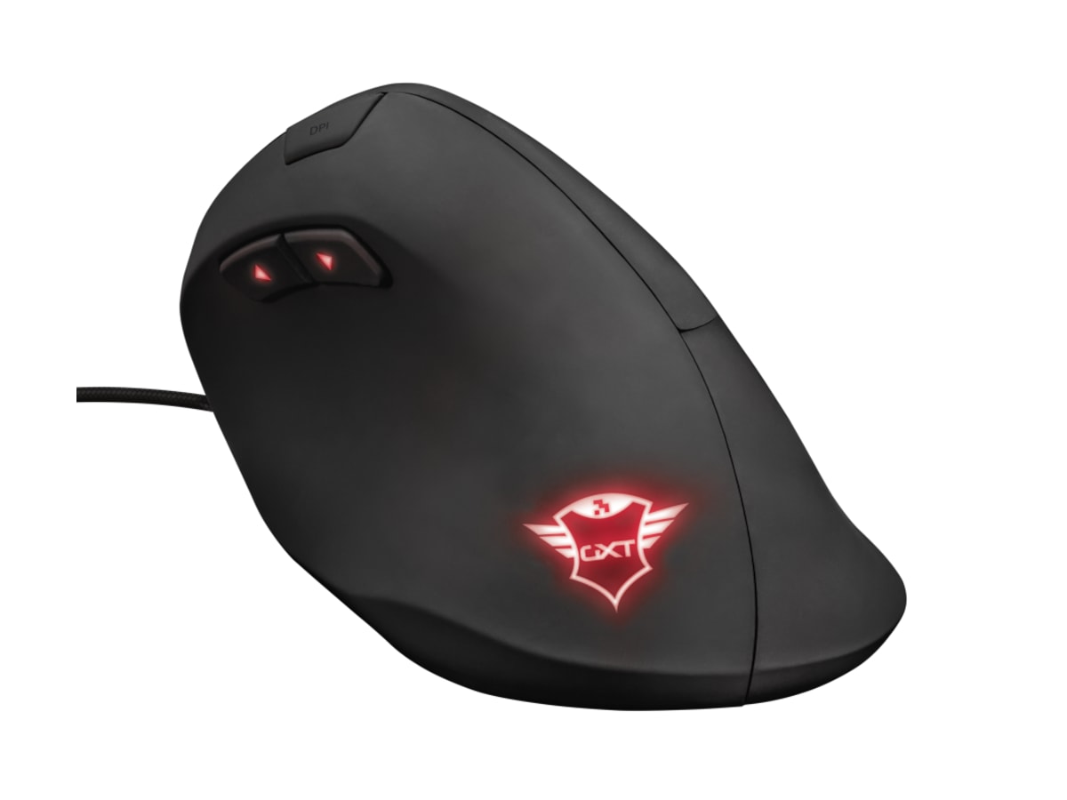 Trust GXT 144 Rexx Ergonomisk Gamingmus (svart) Gamingmus