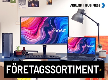 Upplev ASUS företagssortiment inom bildskärmar