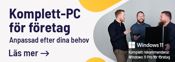 Bygg den perfekta datorn efter dina behov. Komplett-PC