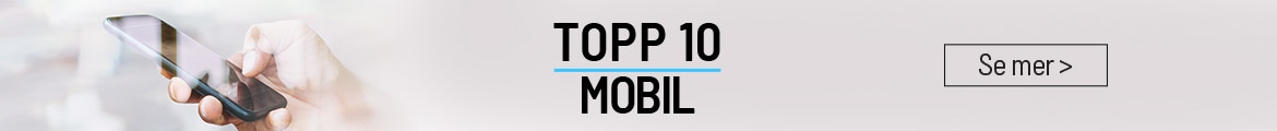 Topp 10 mobiltelefoner