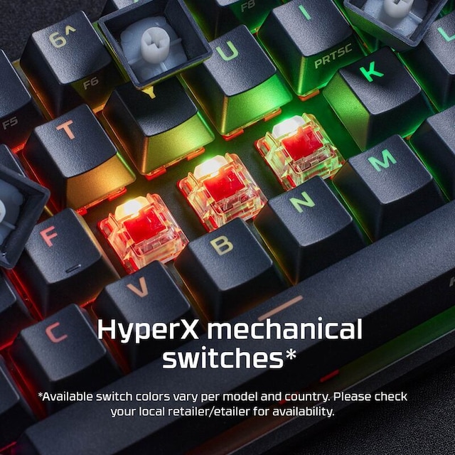 HyperX Alloy mechanical switches