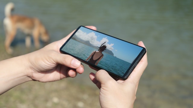 Xperia 1 VI-skärmen drivs av BRAVIA