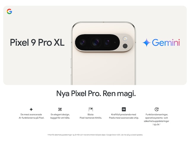 Pixel 9 Pro XL. Ren magi. Pixel 9 Pro XL. Ren magi.