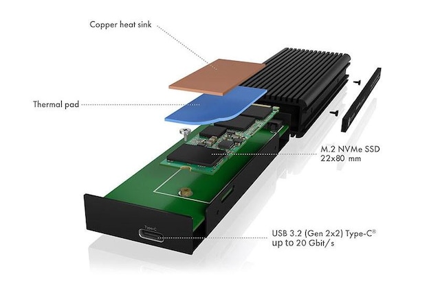 ICY BOX Enclosure for 1x NVMe