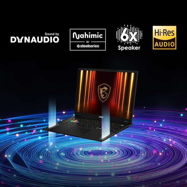 MSI Stealth 18 HX AI 18" gaming laptop MSI Stealth 18 HX AI 18" gaming laptop